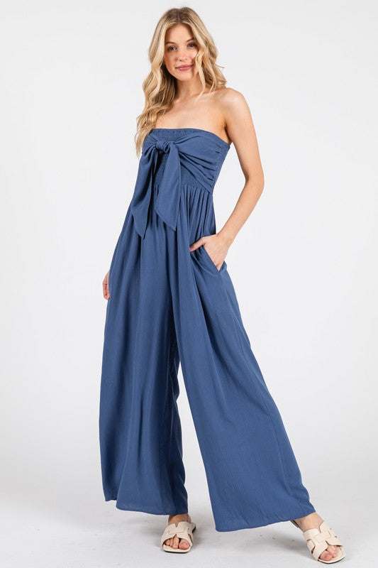 Emma Front Tie Jumpsuit