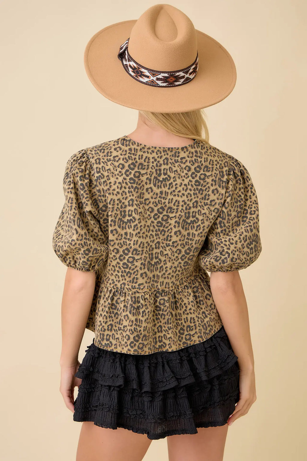 Mari Leopard Top