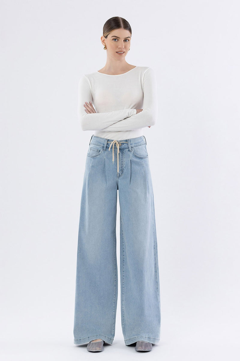 Cara Drawstring Denim