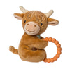 Highland Cow Teether Rattle