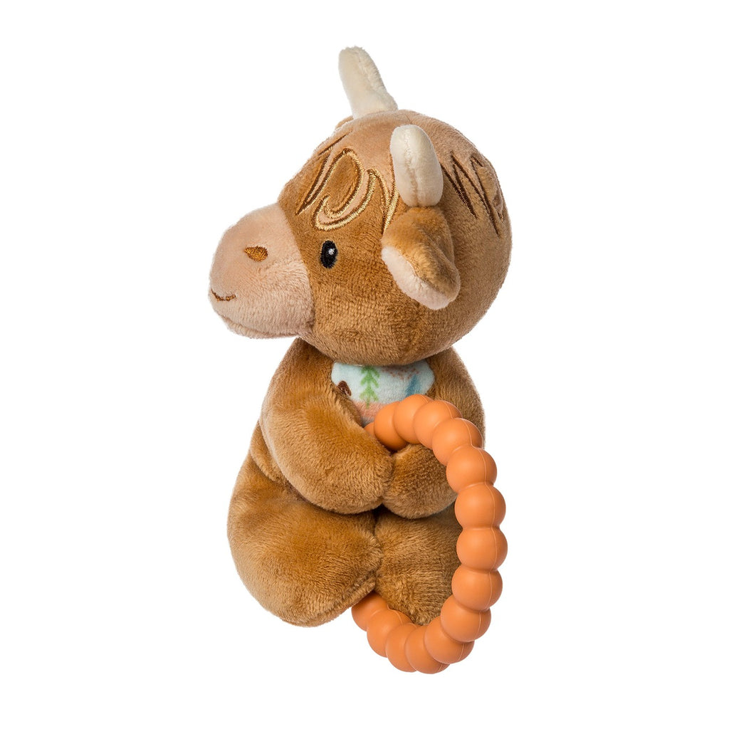 Highland Cow Teether Rattle