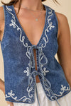 Demi Denim Vest