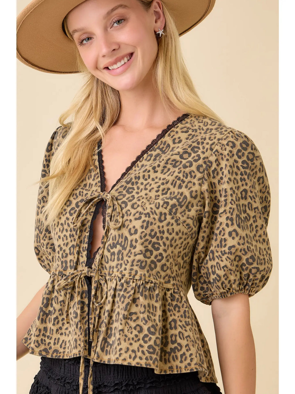 Mari Leopard Top