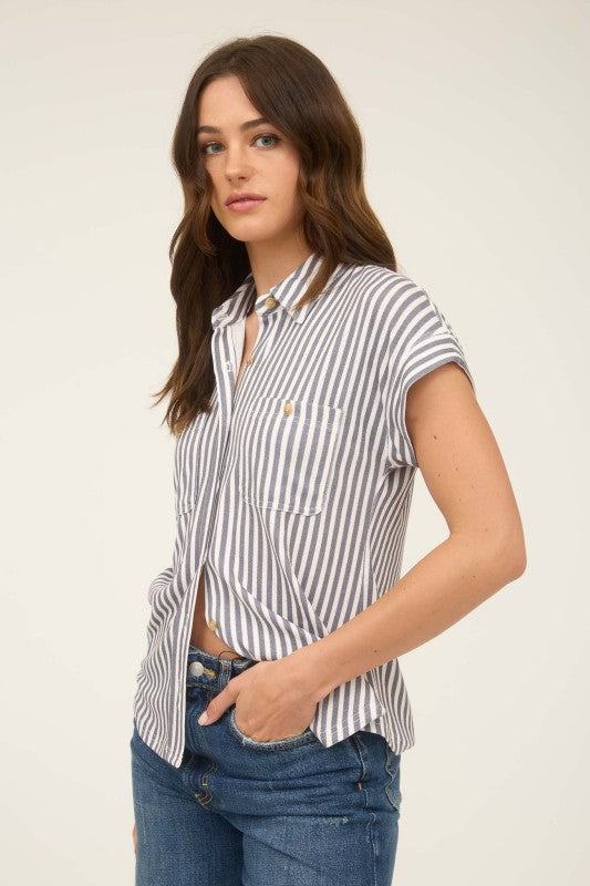 Natalie Button Down Top