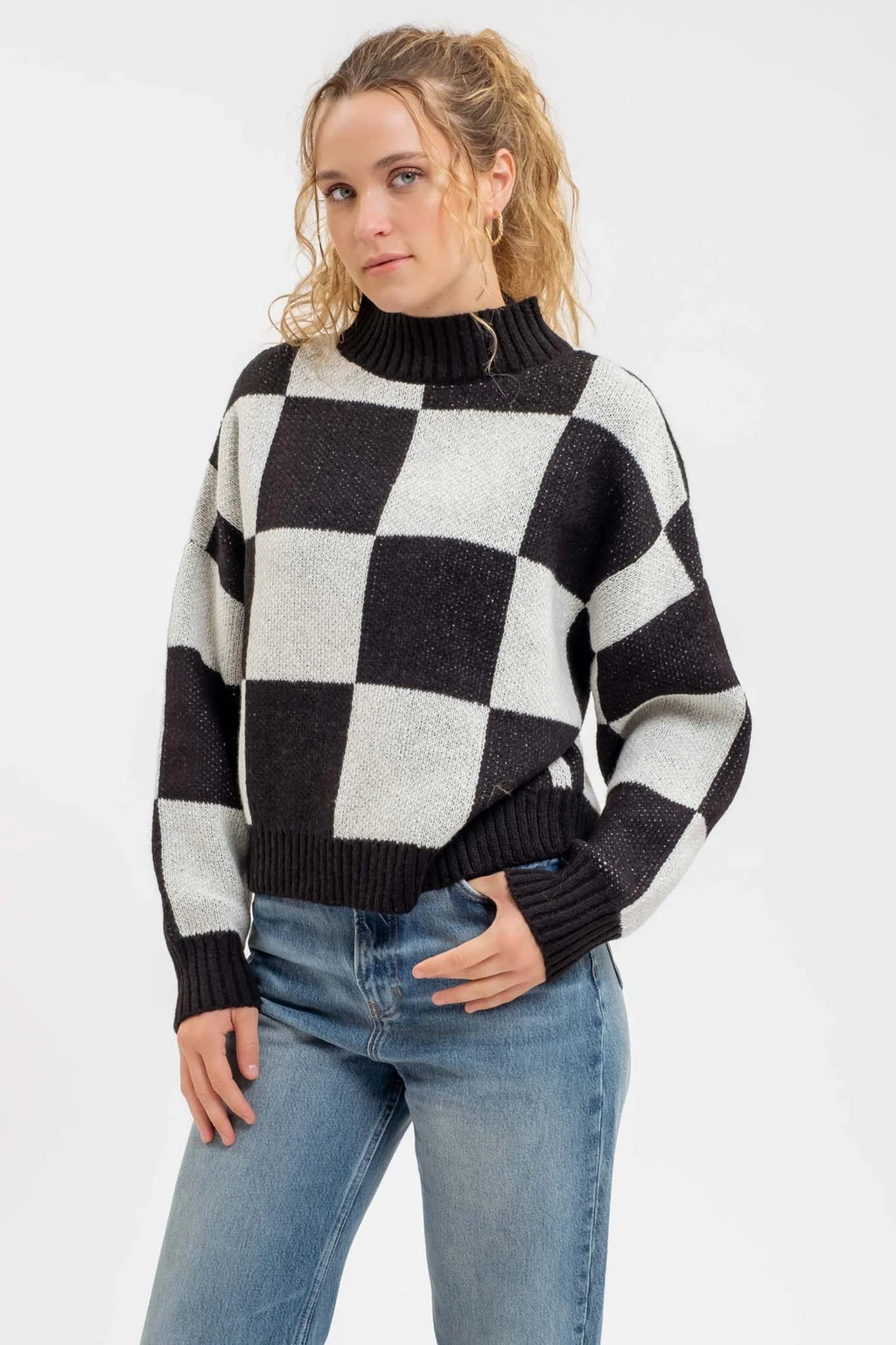 Checkered Sweater