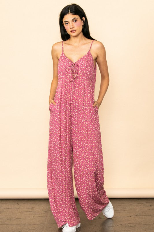 Vintage Floral Jumpsuit