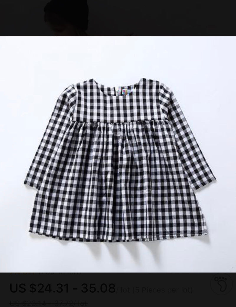 Empire Gingham Top